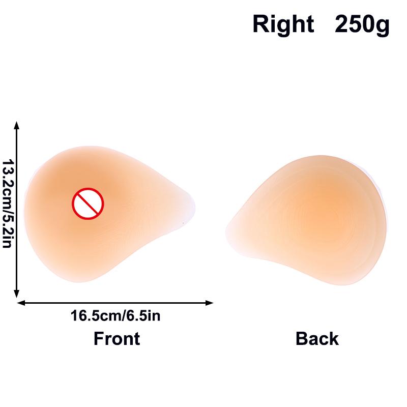 1 Stück Spiralförmige Postoperative Silikon-Prothese Künstliche Konkave Brustvergrößerungspads Prothese für Mastektomie