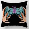 Home Decor TV Game Fan Style Square Pillowcase Cushion Cover Anime New Design Gamer Grip Printed  45x45 Gift for Kids