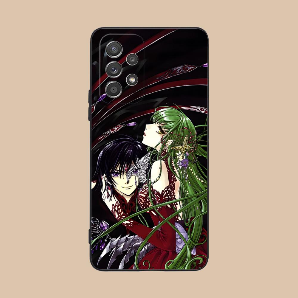 Anime Lelouch Phone Case for Samsung Galaxy A56 55 54 53 52 51 36 35 34 23 16 15 5G Soft TPU Shockproof Cover