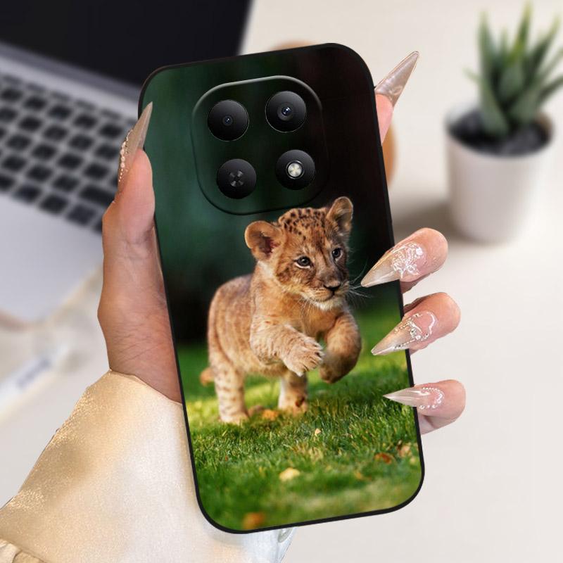 For Redmi Note15 15Pro Case Flowers Lion Camera Protection TPU Silicone Soft Cover For Xiaomi Redmi Note 15 Pro 4G 5G Fundas