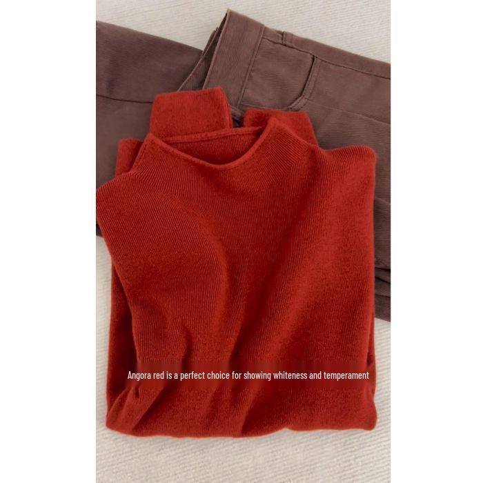 Heartwarming Textured Layered Knit Sweater - High-End Slim-Fit for Women, New Autumn/Winter Arrival