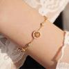 Pulsera Brújula Estrella de Ocho Puntas de Plata de Ley S925 - Estilo Europeo/Americano de Moda, Joyería Impermeable para Mujer