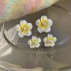 Hawaiian Plumeria Flower Earrings Korean Style Pearl Earrings Studs  Hipster