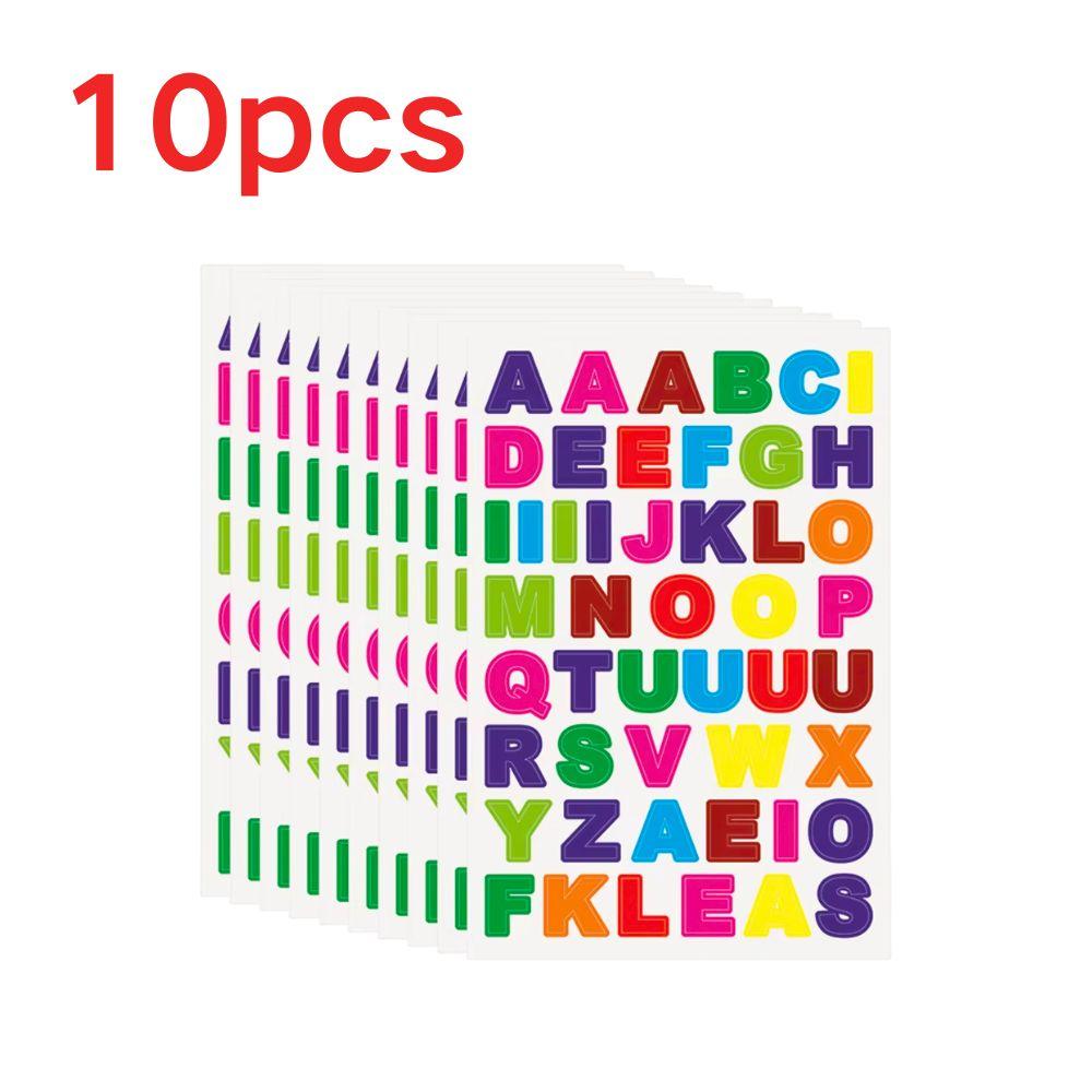 

10/50/100pcs Colorful Letter Stickers Mother s Day Birthday Gifts Journal Card Decorations Name Tag School Office Supplies YMY