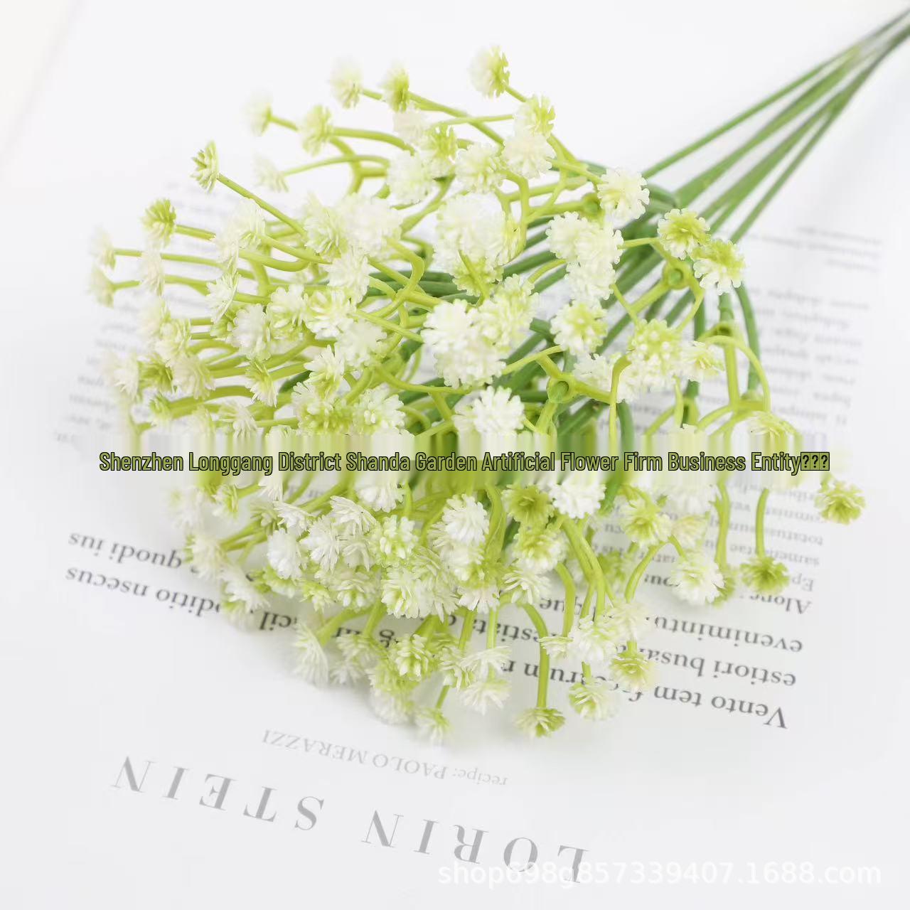 Букет из искусственных цветов Гипсофила: Ручная Цветочная Арт-Композиция для Свадебного и Домашнего Декора белый