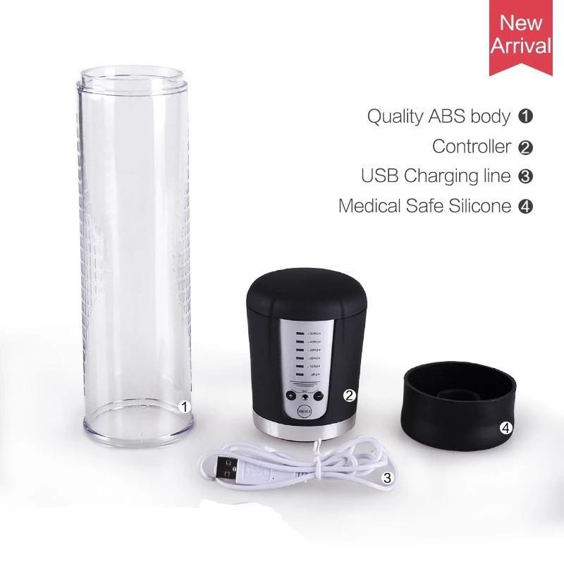 Men's Vacuum Suction Masturbator Cup for Penis Training and Enlargement