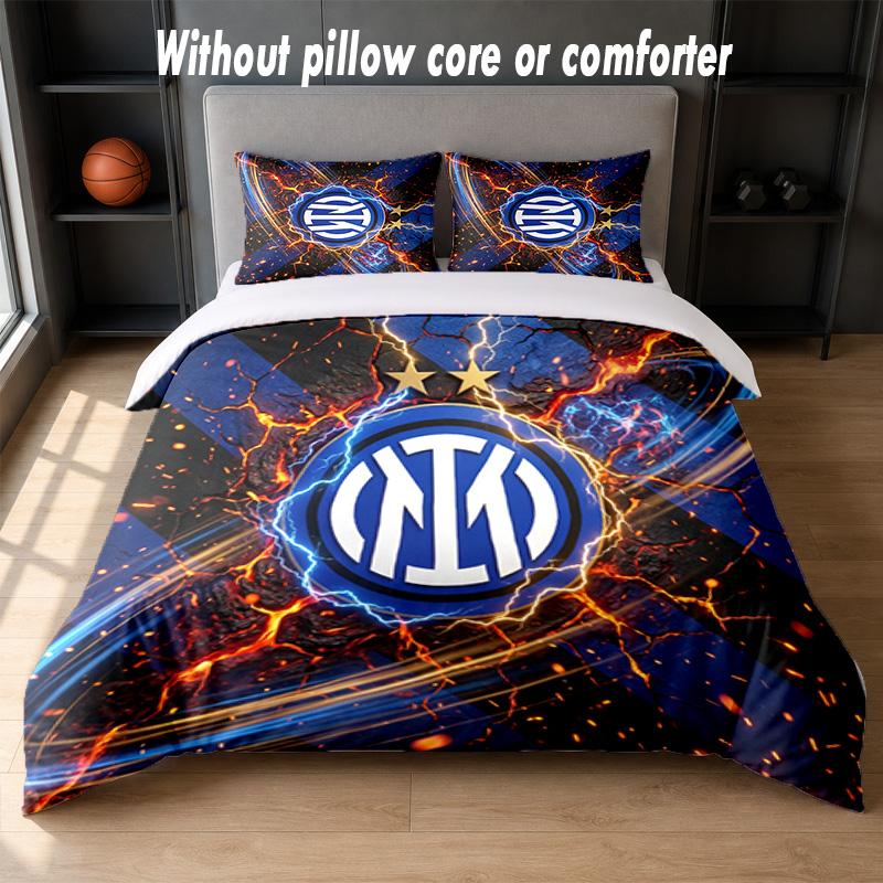Borussia Dortmund Design Bed Bedding Set 1 Duvet Cover + 2 Pillowcases Soft Breathable Household Bed Linens