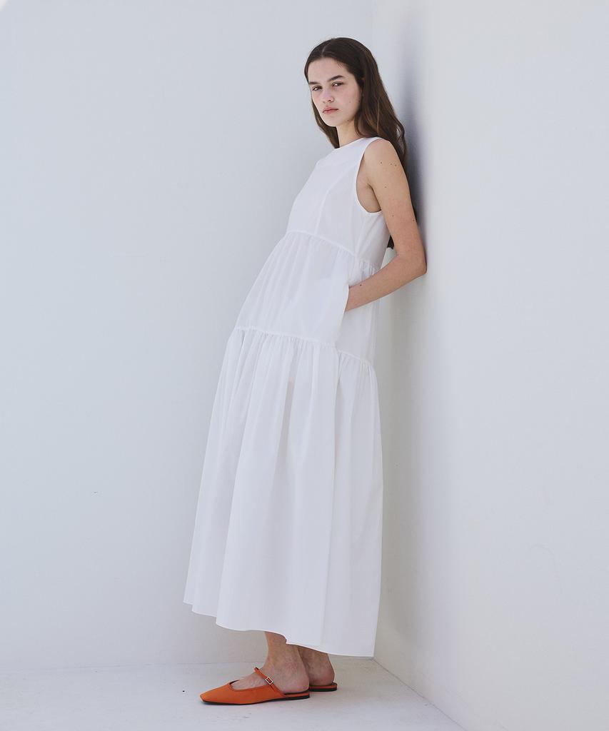 Atempo Sleeveless Dress_White
