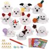 Fenrry Halloween Ghost Family Complete Knitting Hooks Yarn Set with Step-by-Step Video Tutorials Crochet Tool for DIY Craft