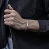 Guochao Six-Character Mantra Sanskrit Bracelet for Couples: Retro Style, Heavy Craftsmanship, Twisted Design