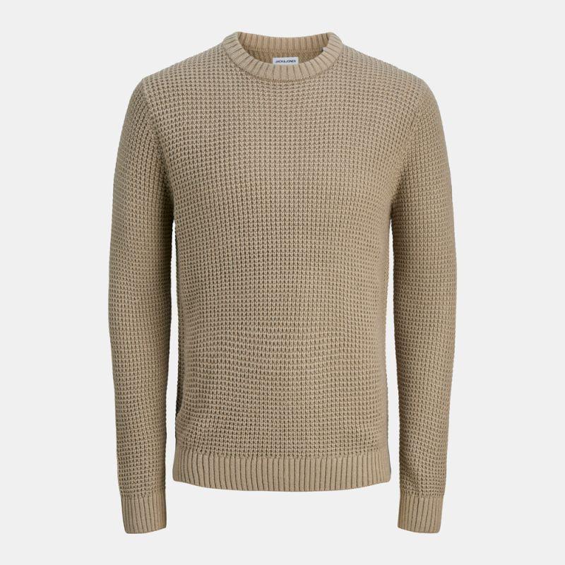 Pull maille tricotée regular Link ras de cou Homme JACK & JONES