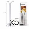 Modern Minimalist Geometric Vase Unique Nordic Light Luxury Vase Stainless Steel Flower Holder Magnetic Vase Flower Arrangement