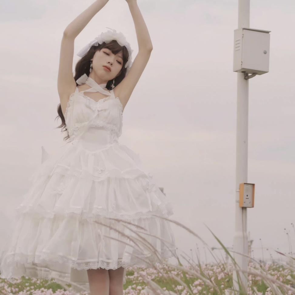 Miss Fulla JSK Gorgeous Lolita Sweet Sling Dress Birthday Dress