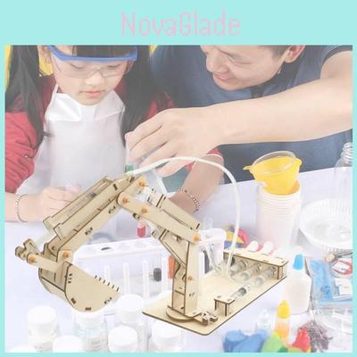 Customizable Wooden Science Toy Excavator Model For Hands-on Learning And Building Skills