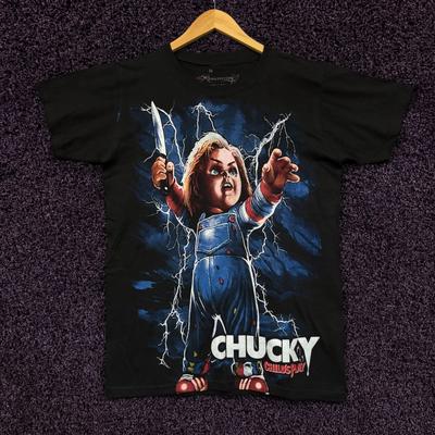 Chucky Wanna Play Double Sided Movie Promo Tshirt Size Medium
