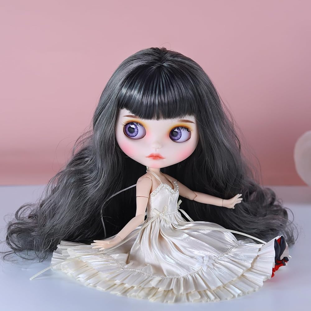 Icy Fortune Days 30cm Doll with 4 Eye Colors, Hand-Painted Makeup, 19 Improved Joints