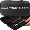 Car Repair Tool Kit Storage Bag Car Terminal Removal Organizer Bag Multiple Sizes Carbon Fiber Pattern With Zipper Tool Storage