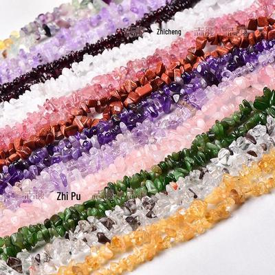 Perline di Pietra Frantumata di Cristallo Multicolore Naturale - Agata, Calcedonio, Fluorite, Granato
