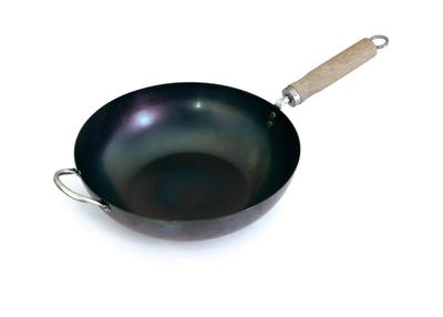 Kyoto Katsugu No Oil 28cm Wok, Stir-Fry Pot, Break-in Required,