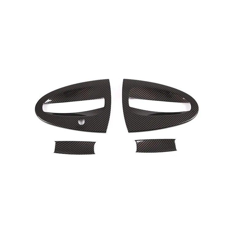 Car Outside Door Handle Bowl Cover Trim Sticker For Mercedes Benz Smart 451 Fortwo 2009-2015 Auto Exterior Accessories