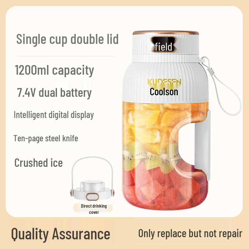 Wireless Rechargeable Portable Fruit Juicer Cup - Large Capacity for Home and Sports Use