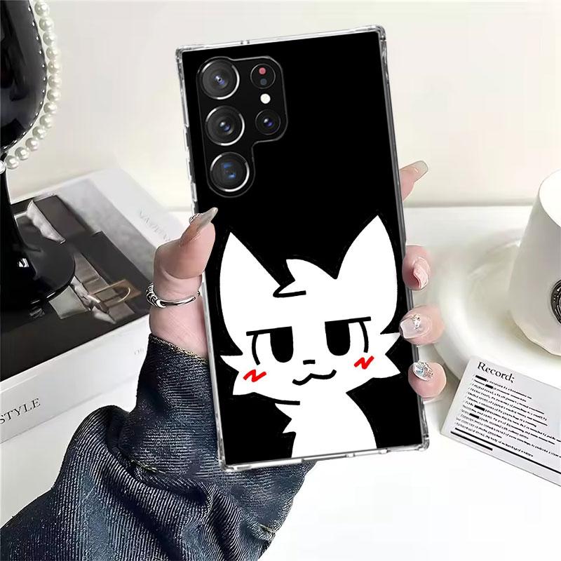 Boykisser Cat For Samsung Galaxy S25 S24 S23 S22 Ultra Phone Case S21 Plus S20 FE S10 + S25Edge Fundas Cover Coque