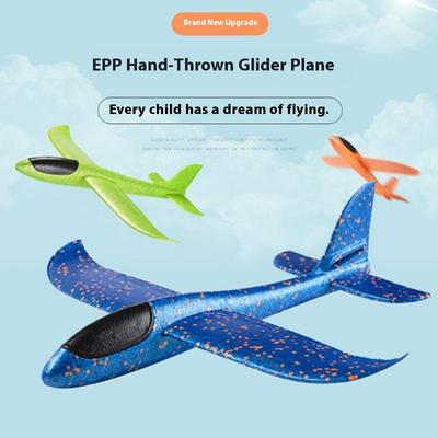 Foam Aircraft Upgraded Ultra Light Hand Throwing Hand Throwing Model Aircraft Children Throwing Glider Outdoor Parent-Child
