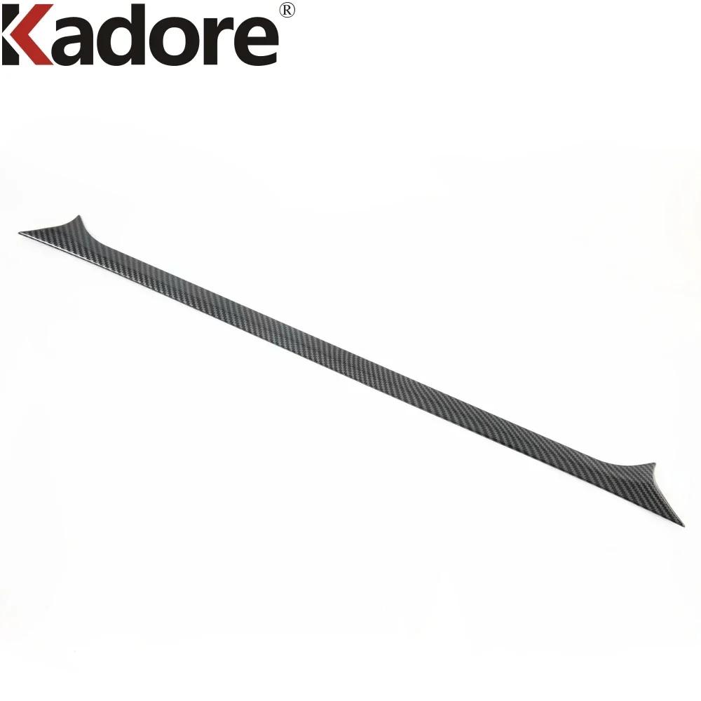 Rear Trunk Lid Cover Trim For Toyota Corolla Cross -  2024 2025 Carbon Fiber Car Tailgate Garnish Strip Accessories
