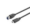 Vivolink PROUSBCAMM12.5 USB C-A Cable 12.5m USB 3.2 Gen 1 Black