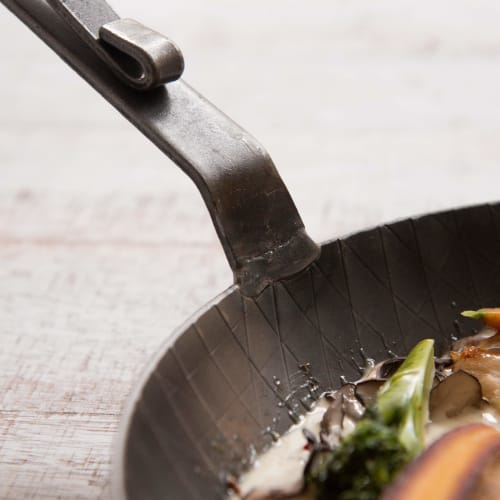 TURK Press Pan with Bent Handle, Deep Type 28cm, Officially Sold In Japan