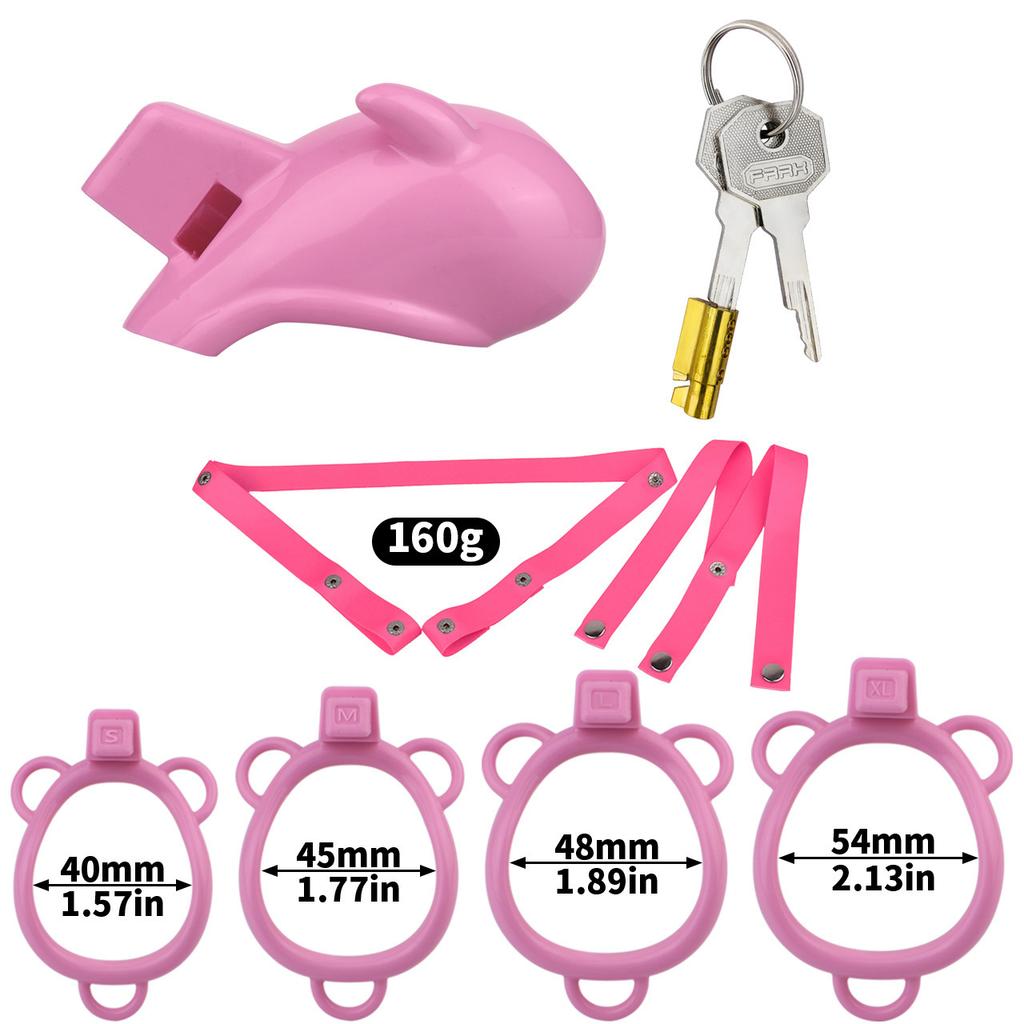 Resin CB Lock Chastity Lock Male Penis Cage Chastity Gay Sex Toys Cock Ring Urethral Chastity BDSM