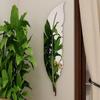 Creative Feather Mirror Sticker Unique Decorative Accent for Your Home