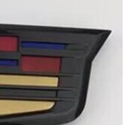 

1pcs black/sliver ABS Center logo Front Emblem and Rear Trunk Badge Emblem sticker for Cadillac XTS ATSL XT6 logo Emblem Trunk
