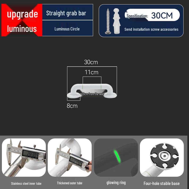 Поручень для ванной из нержавеющей стали