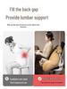 Large Bedside Backrest Cushion - Soft Lumbar Pillow for Reading & Phone Use In Dormitory or Tatami Rooms.