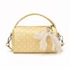 Womens Mini Pillow Shape PU Handbag With Polka Dots Zipper Single Strap Crossbody Bag Daily Casual Wear