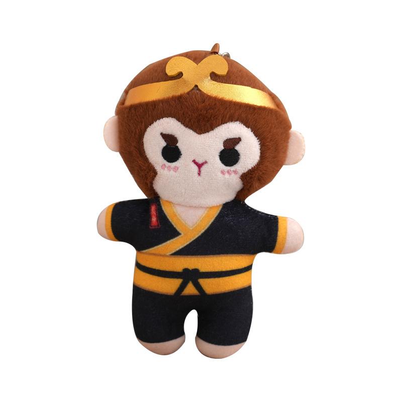 Lovely Black Wukong Plush Monkey Toy 15cm Perfect For Gifts And Journey To The West Fans