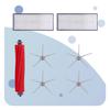 Brush filter kit for Xiaomi Roborock S7 S70 S75 T7 T7S Plus MAX maxv