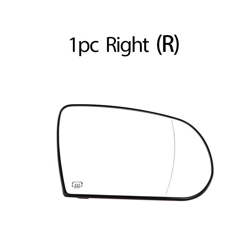 Left & Right Side Mirror Glass Rear View Rearview Exterior  Angle for 2017- Jeep Compass MP Accesorios