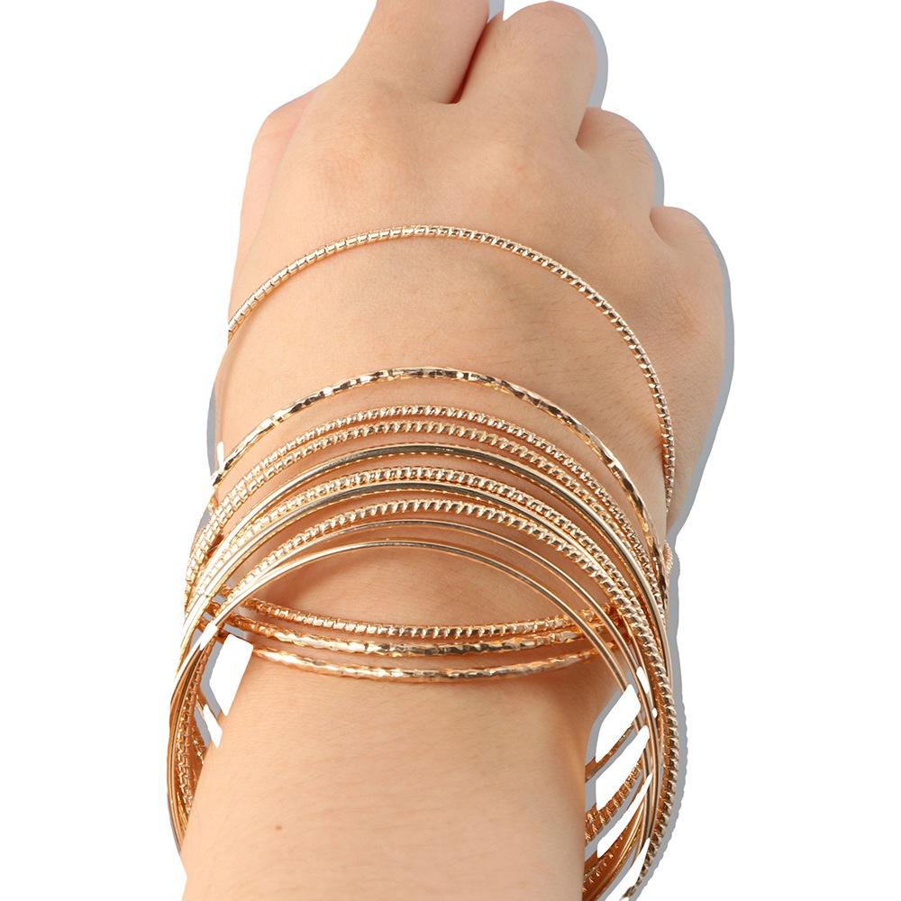 Punk Cross Temperament Wide Side Bohemian Women Bracelets Korean Bangles Wrist Bands Hands Jewelry