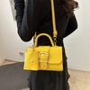 7 Color Pu Leather Ladies Brand Shoulder Bag With Coin Purse Crossbody Small Phone Bag Female Flap Messenger Bag Silver