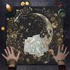 Portables Washable Reading Cloth Mystical Velvets Ritual Cloth Durability Mats for Divination Ceremonies