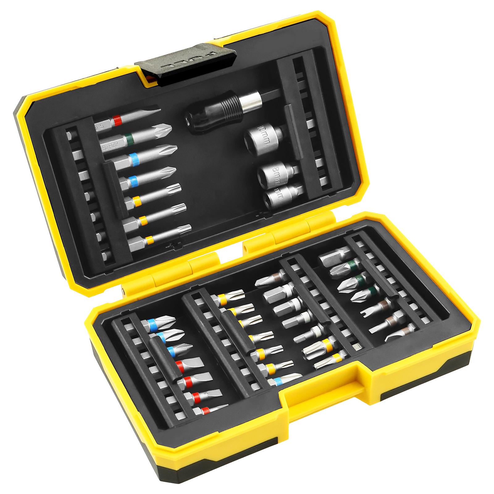 

Набор бит для отвертки из нескольких моделей, бита для ударной отвертки, высокая твердость, ассортиментный набор бит для отвертки для обслуживания, установки