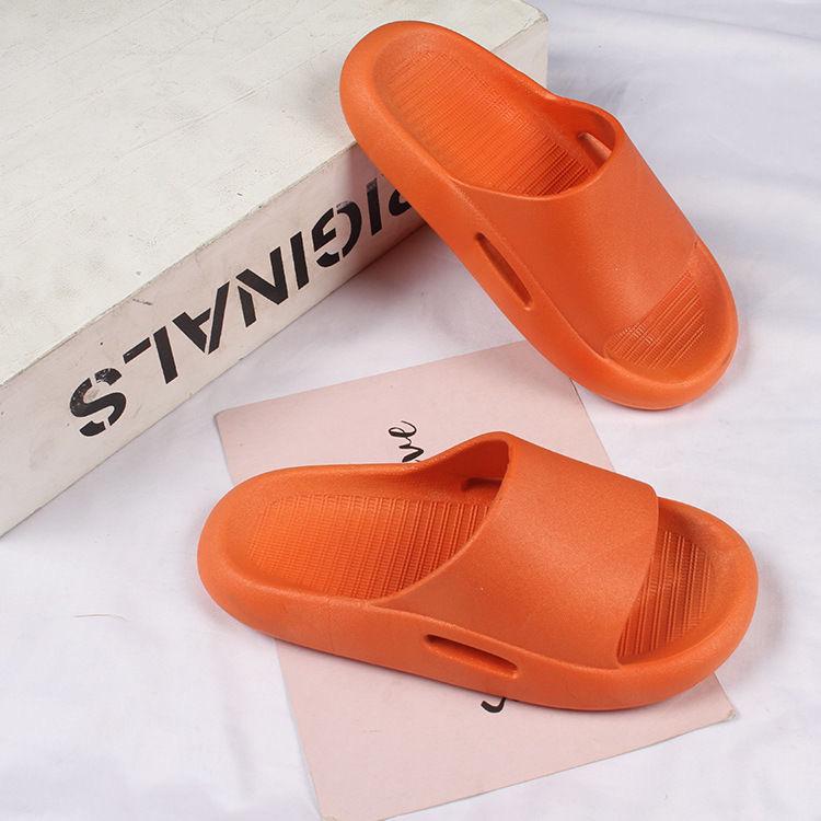 Fashionable Solid Color EVA Slippers for Boys And Girls Classic Basic Anti-Slip Cool Slippers Lightweight Home Bathing Shoes