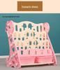 Children's Cartoon Bookshelf: Simple Plastic Bookcase for Kids' Room or Kindergarten.