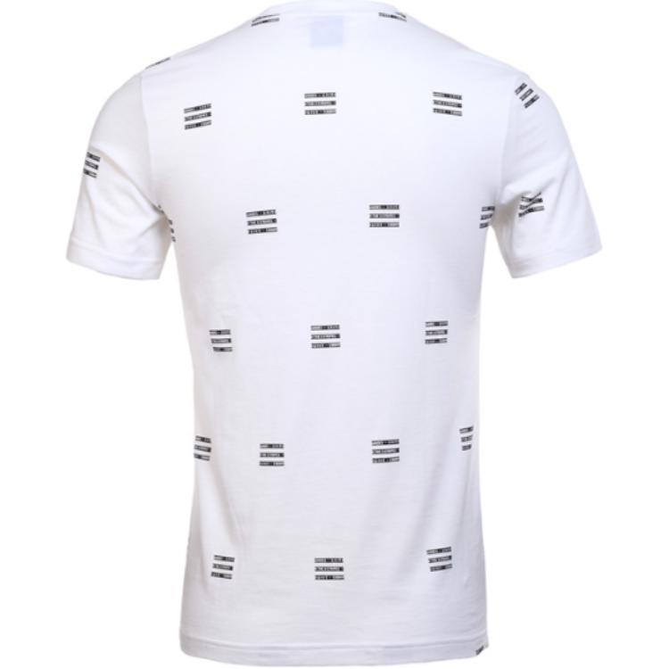 Adidas Originální Pánské Módní Pohodlné Tričko s Krátkým Rukávem s Kulatým Výstřihem Bílé AZ1065