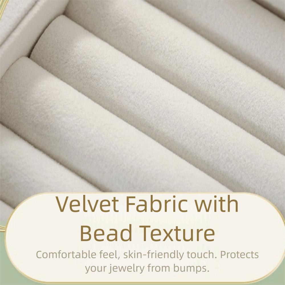 Packing Box PU Jewelry Book Storage Jewelry Collection Organizer Elegant Jewelry Display Box  Women