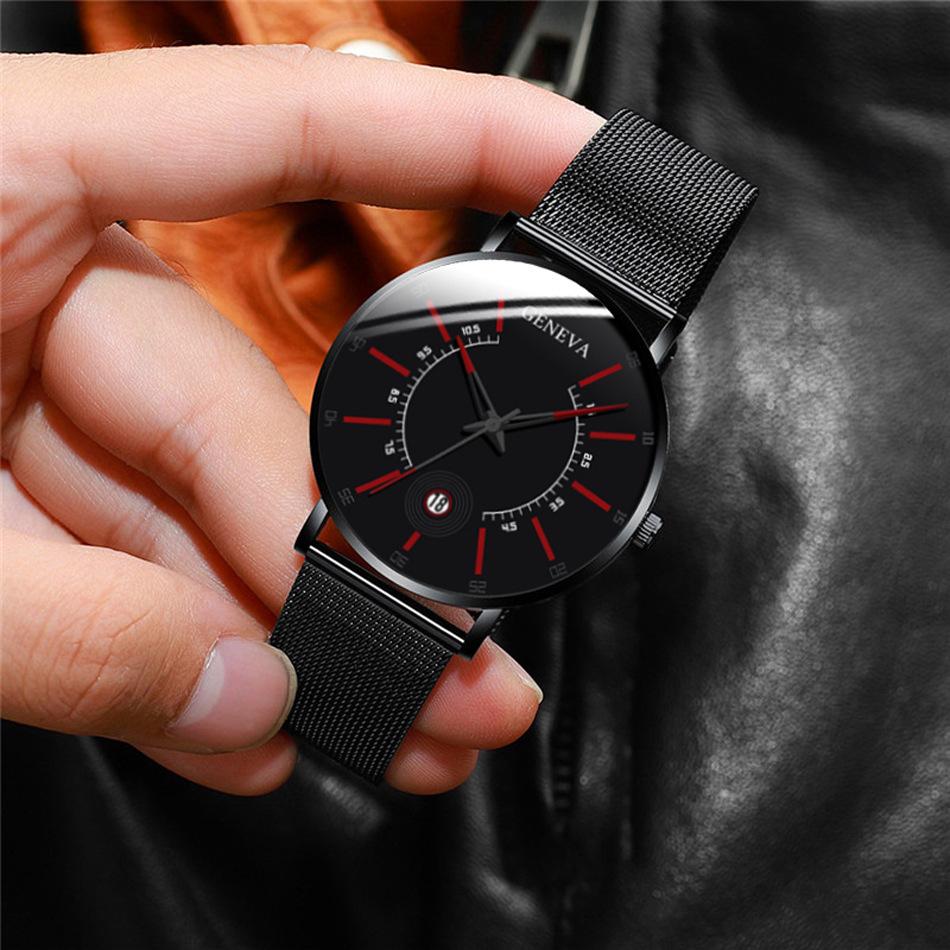 Neue Uhr Männlichen Studenten Koreanische Version Persönlichkeit Ultra-dünne Leben Wasserdicht herren Quarzuhr