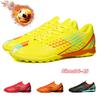 Men Football Boots Long Spikes High Ankle Soccer Shoes TF Outdoor Grass Cleats Soccer Boots Training Sport Football Shoes