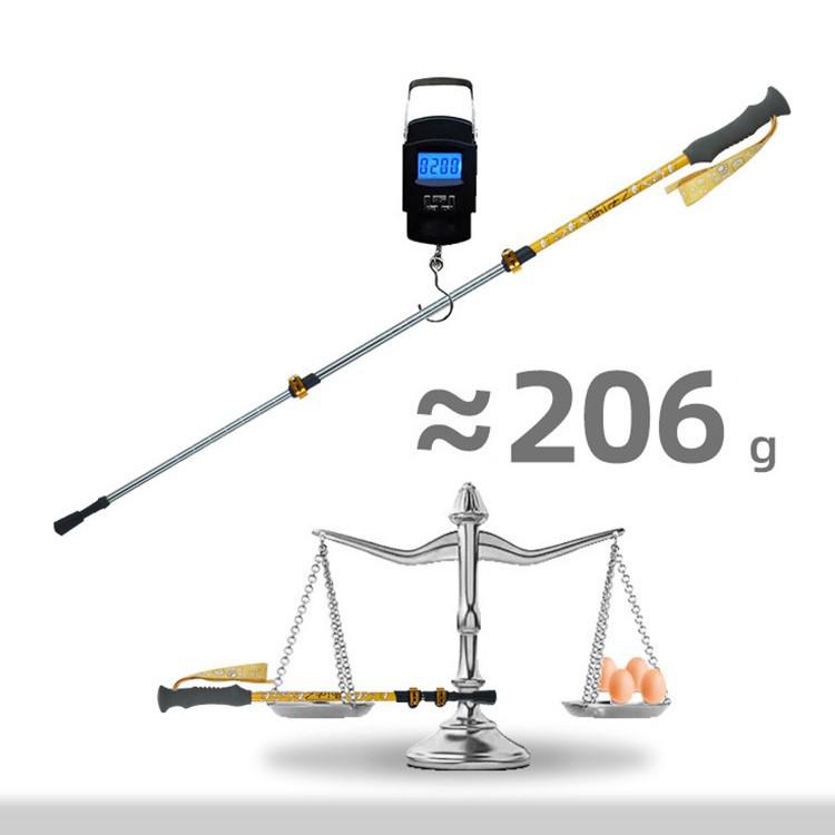 Children's Portable Aluminum Trekking Poles: Ultralight, Retractable, Folding Walking Sticks for Outdoor Adventures